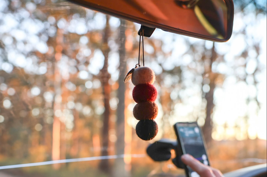 top rated smelly balls car freshener hanging in car