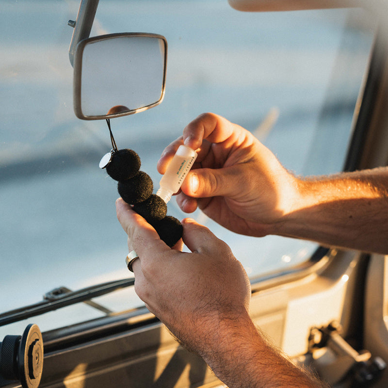 Reusable Car Freshener • Smelly Balls • Onyx Black