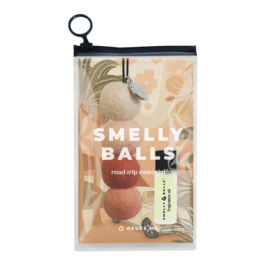 Rustic neutral Smelly Balls Reusable Air Freshener with Sunny Fragrance